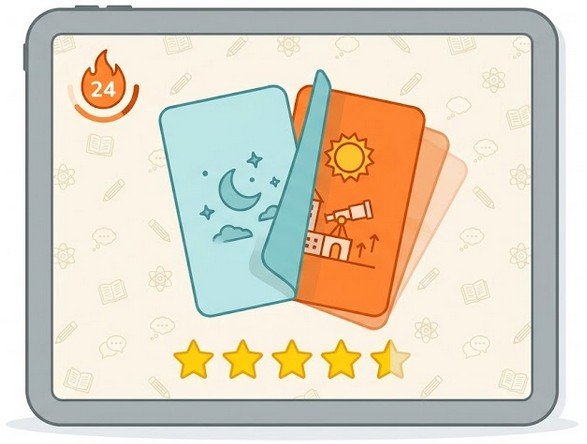 Flashcards feature preview